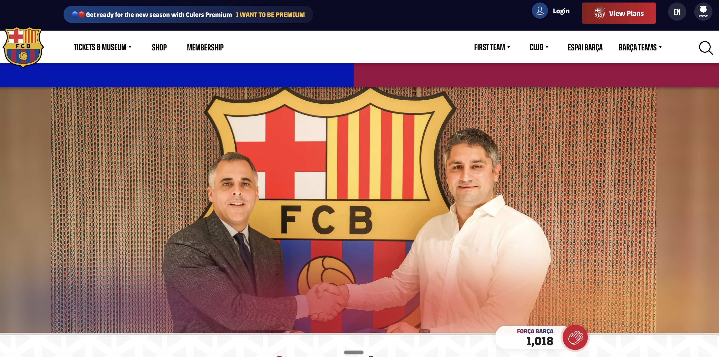 FC Barcelona — partnership with Scircle