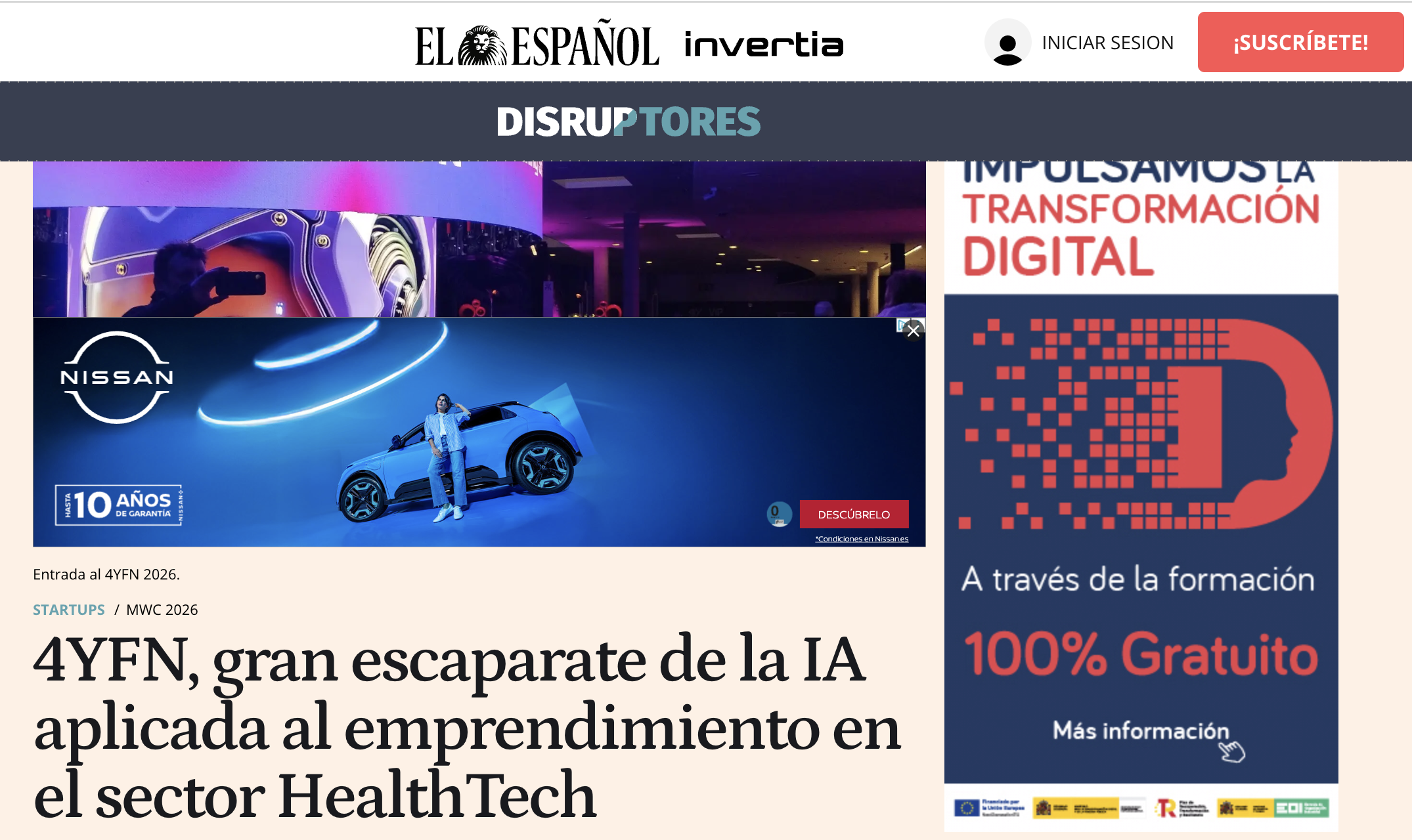 El Español — 4YFN and HealthTech