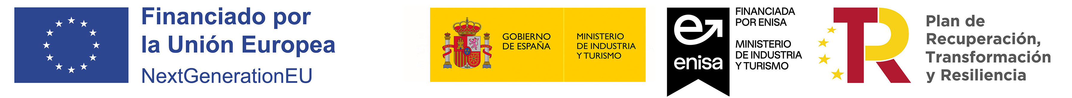 Financiado por la Unión Europea — NextGenerationEU; Gobierno de España, Ministerio de Industria y Turismo; ENISA; Plan de Recuperación, Transformación y Resiliencia.