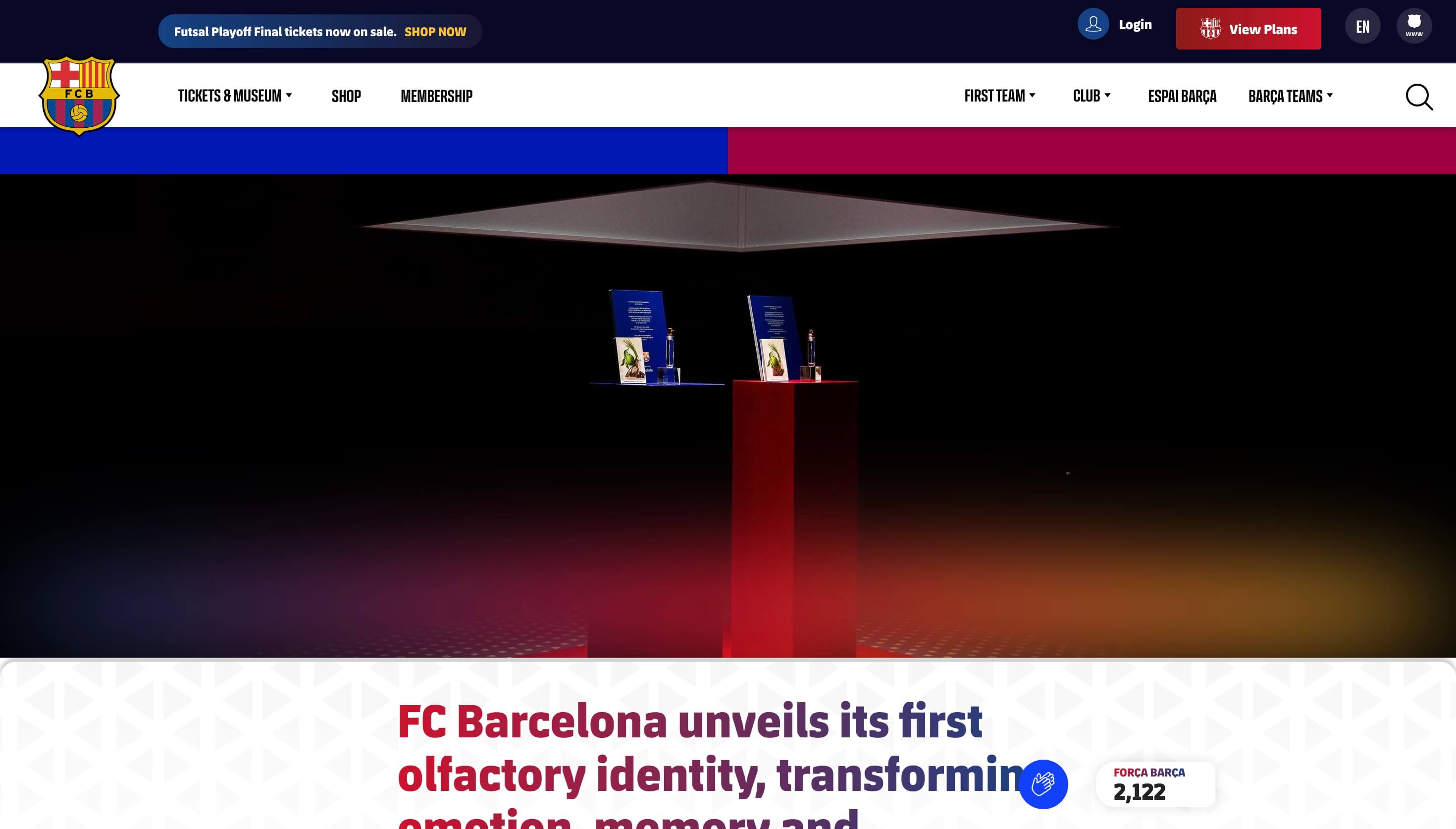 FC Barcelona — identidad olfativa